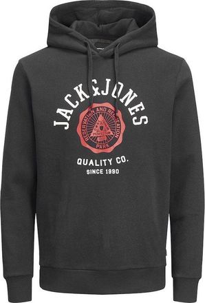 JACK & JONES Jcointerlude Hoodie - Trendiger Kapuzenpulli Mit Coolem Rückenprint