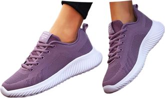 Generic Orthopedic Shoes for Women 2026 Wide Width Soft Sole Mesh Cushion Sole Comfortbale Wedge Sneakers Breathable Slip On Arch Support Non-Slip Shoes Knit 