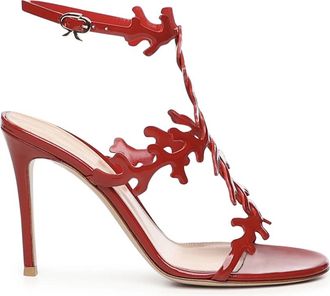 Gianvito Rossi High Heel Sandals, female, Red, 4 1/2 UK, Nui Sandal