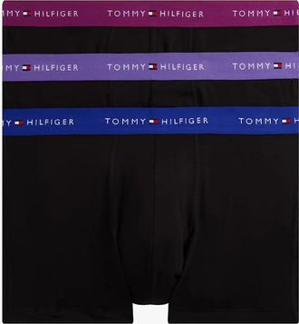 Tommy Hilfiger Mens Tommy Hilfiger Tommy Hilfiger UM0UM02763 3 PACK WB TRUNK Mens Trunks Multicoloured - Black - Size: 32/34/35