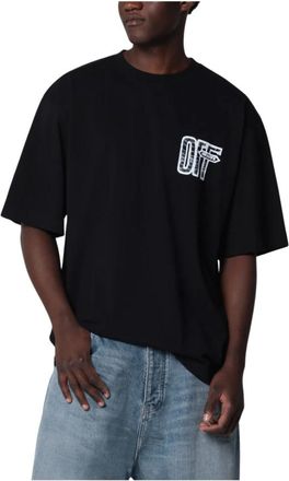 Off-white Motion Arrow Skate S/S Tee - Heren - T-shirts - Zwart - S - Katoen - Tops