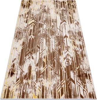 RugsX Rugsx - Alfombra Mefe Moderna B402 Vintage - Structural Dos Niveles De Vell&oacute;n Beige Obscuro Beige 160x220 Cm