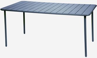 Sweeek Tavolo da giardino in metallo, 6-8 posti a sedere