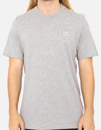 adidas Mens Adidas Originals Crew Neck T-Shirt Grey - Size: 36