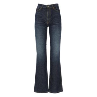 Khaite Boot-cut Jeans, female, Blue, Size: W28 Boot-cut Jeans