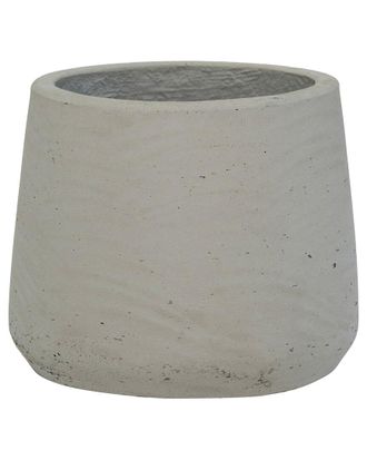 Creative Displays Inc. Round Textured Fiberstone Pot