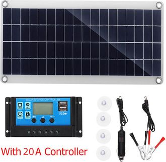 OEM Panneau Solaire - 300 W - Flexible - Monocristallin - Para Barco Caravana Coche Remolque - 1 Unidad