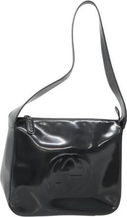 Gucci Pre-owned Canvas gucci-bags - Dames - Vintage Schoudertas - Zwart - ONE Size - Vintage