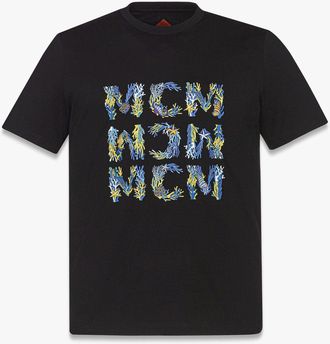 MCM Aquatic Logo T-shirt In Organic Cotton