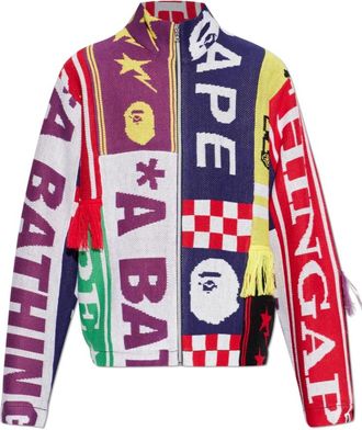 A Bathing Ape Cardigan met patroon - Heren - Vesten - Veelkleurig - M - Truien & Vesten