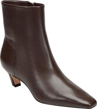 Marc Fisher Danai Kitten Heel Bootie in Dark Brown at Nordstrom, Size 6.5
