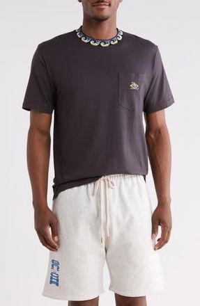 Gotha Barrell Knit T-Shirt in Obsidian at Nordstrom Rack, Size Xx-Large