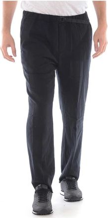 Daniele Alessandrini Jeans - Heren - Slim Fit Broeken - Zwart - L - Katoen - Broeken
