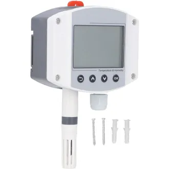 OEM Transmisor Digital De Temperatura Y Humedad Con Pantalla Lcd De 4-20 Ma Para Montaje En Pared