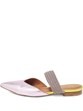 Malone Souliers Maisie leather ballet flats - Pink
