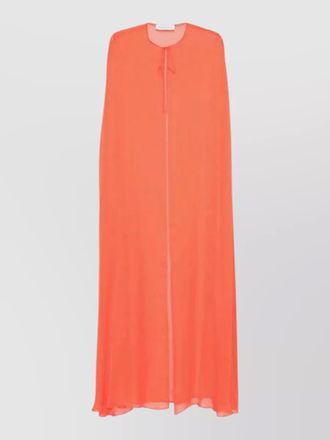 Raquel Diniz bianca cape dress tie detail lavaliere