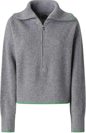 Pinko Folegandros Sweater - Dames - Coltruien - Grijs - M - Wol - Truien & Vesten