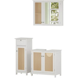 Vicco Conjunto De Muebles De Ba&ntilde;o Rosario, Blanco, 3 Piezas, Vicco