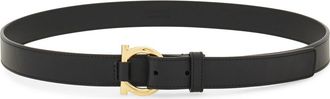 Ferragamo Donna Gancio Leather Belt in Nero at Nordstrom, Size 100