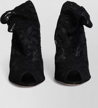 Dolce & Gabbana lace peep-toe pumps