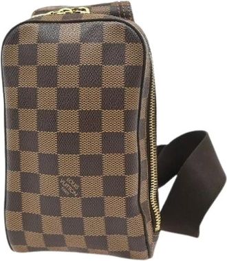 Louis Vuitton Pre-owned Cross Body Bags, female, Brown, Size: ONE SIZE Pre-owned Canvas Cross Body Bag