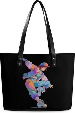 Generic Ice Skaters (1) Tote Bags for Women Cute Shoulder Purses Handbags