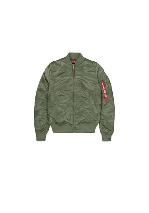 Alpha Industries Bomberjacke ALPHA INDUSTRIES MA-1 VF Vintage Fit 59 W, Damen, Gr. XXL, gr&uuml;n (sage, gr&uuml;n), Obermaterial: 100% Nylon; Futter: 100% Nylon; F&uuml;llung: 100% 