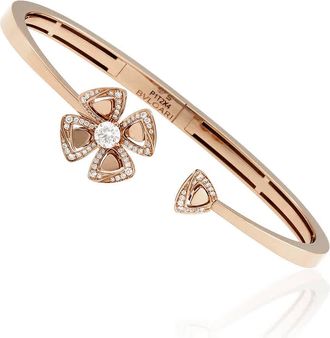 Bulgari Fiorever 18kt Rose Gold Bracelet, Size, M