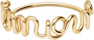 Atelier Paulin Bague Originale Amour Gold Filled Jaune