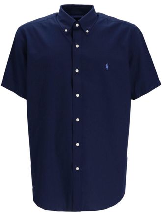 Polo Ralph Lauren logo-embroidered short-sleeve shirt - Blue