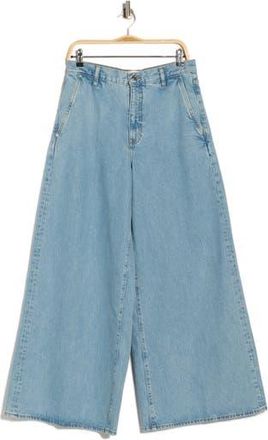 Frame Denim The Drape High Waist Wide Leg Jeans in Sweetheart at Nordstrom Rack, Size 28