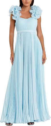 Mac Duggal Pleated Organza Gown