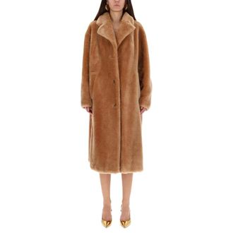 Stand Studio Single-Breasted Coats, female, Beige, Size: XL Gabriella Coat