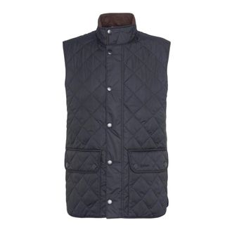 Barbour Vests, male, Blue, Size: L New Lowerdale Gilet