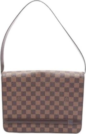 Louis Vuitton Pre-owned Vintage Monogram Schoudertas - Dames - Vintage Schoudertas - Bruin - ONE Size - Leer - Vintage