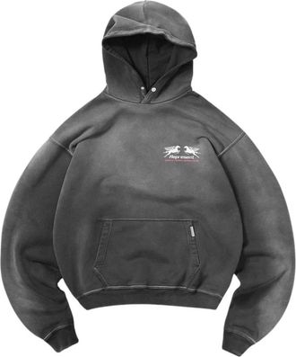 Represent 24 Hour Service Hoodie - Heren - Hoodies - Zwart - M - Katoen - Hoodies & sweatvesten