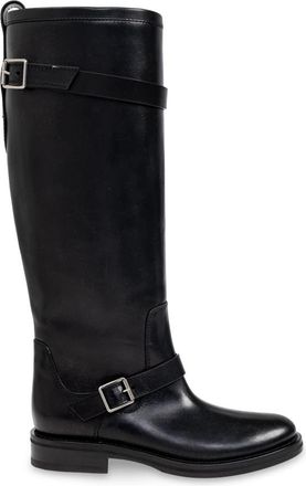 Saint Laurent River Laarzen - Dames - Hoge Laarzen - Zwart - 37 1/2 EU - Leer - Schoenen