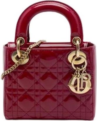 Dior Pre-owned Lady Dior - - Pre-owned - Donna - Rosso - ONE SIZE