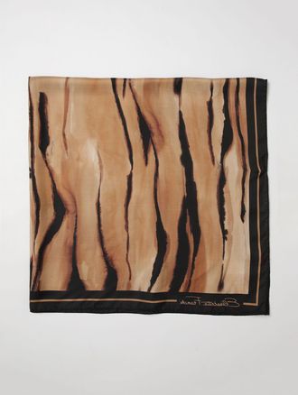 Elisabetta Franchi Foulard Elisabetta Franchi in twill di seta stampa zebrata