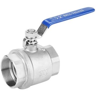 OEM V&aacute;lvula De Bola De Dos Piezas Con Rosca Hembra En Acero Inoxidable 304, 2 Dn50 1000 Wog-crezuo