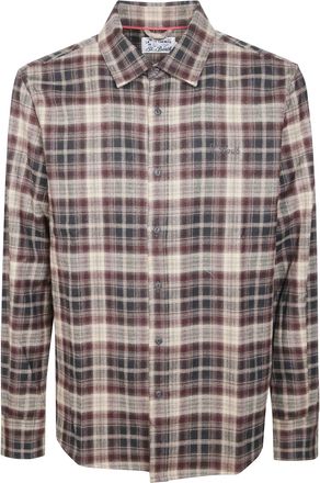 MC2 Saint Barth Manica Lunga Seefeld Flannel Plaid Shirt