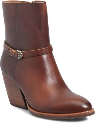 Kork-ease Solstice Leather Bootie in Brown Leather at Nordstrom, Size 7.5