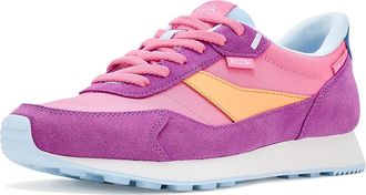 Kizik Siena Hands-Free Womens Walking Shoes Pink Lemonade/Purple Orchid : 10.5 M, Suede/Synthetic