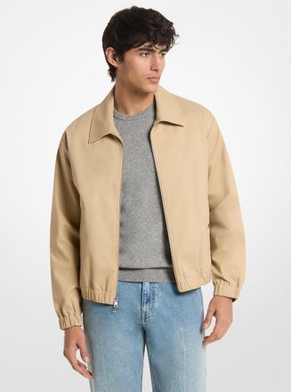 Michael Kors Cotton Blend Blouson Jacket