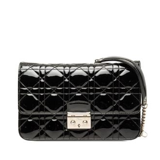 Dior Pre-owned Dior Patent Cannage Miss Promenade Crossbody Ladies IYL52ZN9K0C8TO03