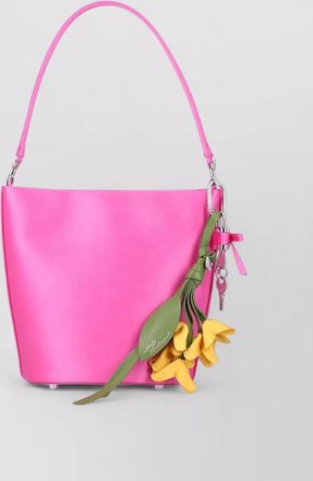 Self Portrait the bow satin shoulder bag