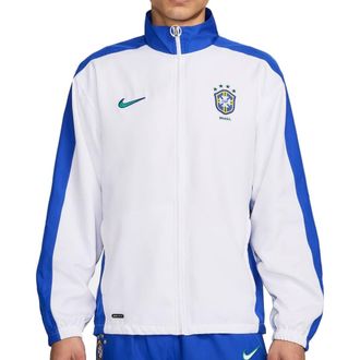 Nike Brazil 1998 Reissue Football Replica Tracksuit Jacket White Lyon Blue FZ6681-100