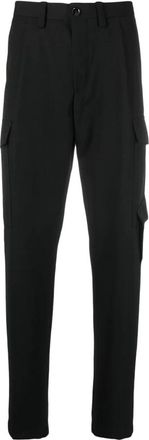Diesel Slim-fit Broeken - Heren - Slim Fit Broeken - Zwart - W34 - Wol - Broeken