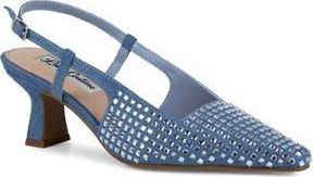 Lady Couture Shananr Slingback Pump in Blue Denim at Nordstrom Rack, Size 11