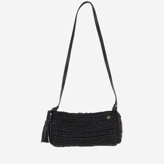 Filippo Catarzi Viscose And Straw Blend Bag